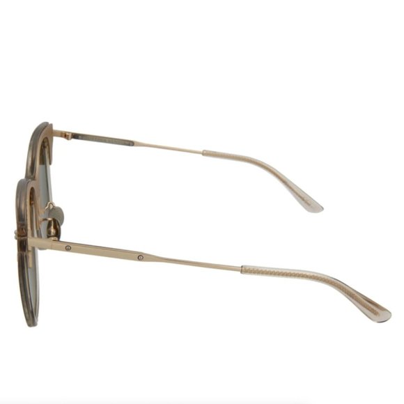 Bottega Veneta Women\'s Rose Gold and Brown Sunglasses! main image 4